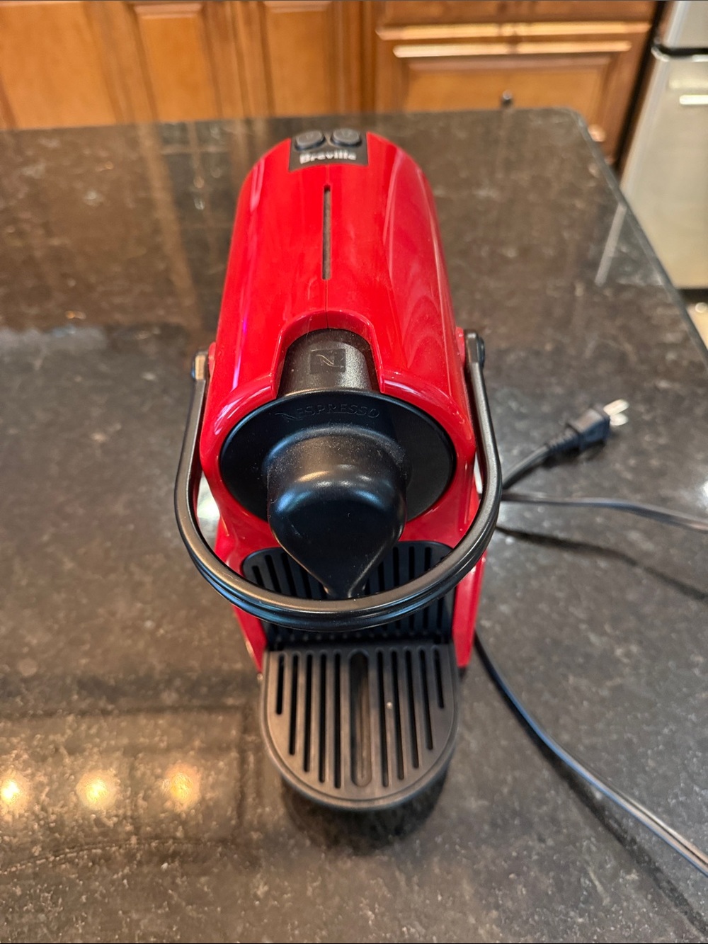 Nespresso Inissia Red Compact Pod Espresso Machine